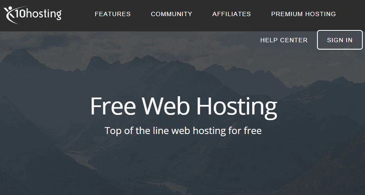 đăng ký hosting miễn phí tốt nhất