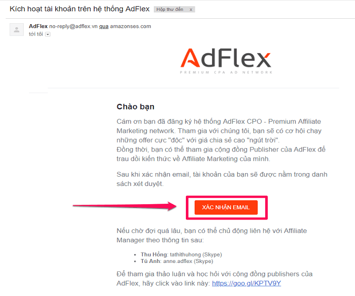 Kiếm tiền tiếp thị liên kết với AdFlex.vn