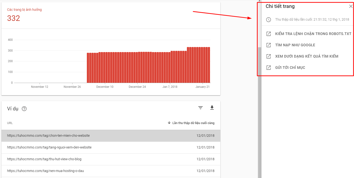 tìm hiểu google search console beta mới