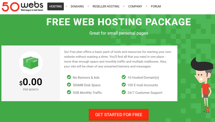 đăng ký hosting miễn phí tốt nhất